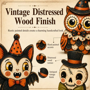 HarvestHeirloom – Vintage Holiday Wooden Figurine Collection