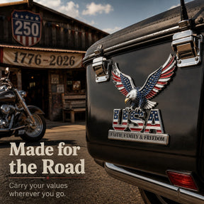 HonorWing – Patriotic USA Metal Emblem