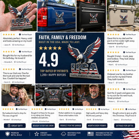 HonorWing – Patriotic USA Metal Emblem