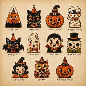 HarvestHeirloom – Vintage Holiday Wooden Figurine Collection