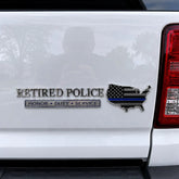 BlueShield – Retired Police Metal Car Emblem