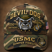 SemperValor – Devil Dog Heritage Embroidered Cap
