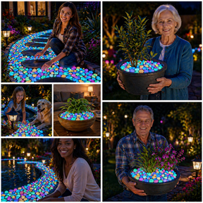 AuraPebble – Glow Garden Stones
