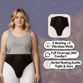 HeatRelief Pro - Vibration & Herbal Heating Pad for Period Cramps