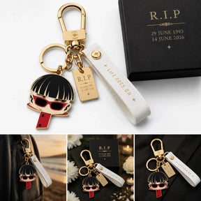 ForeverHold – Life Goes On Memorial Keychain