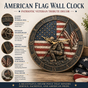 PatriotSpirit – Memorial Wall Clock