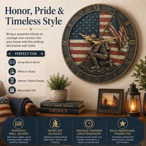 PatriotSpirit – Memorial Wall Clock