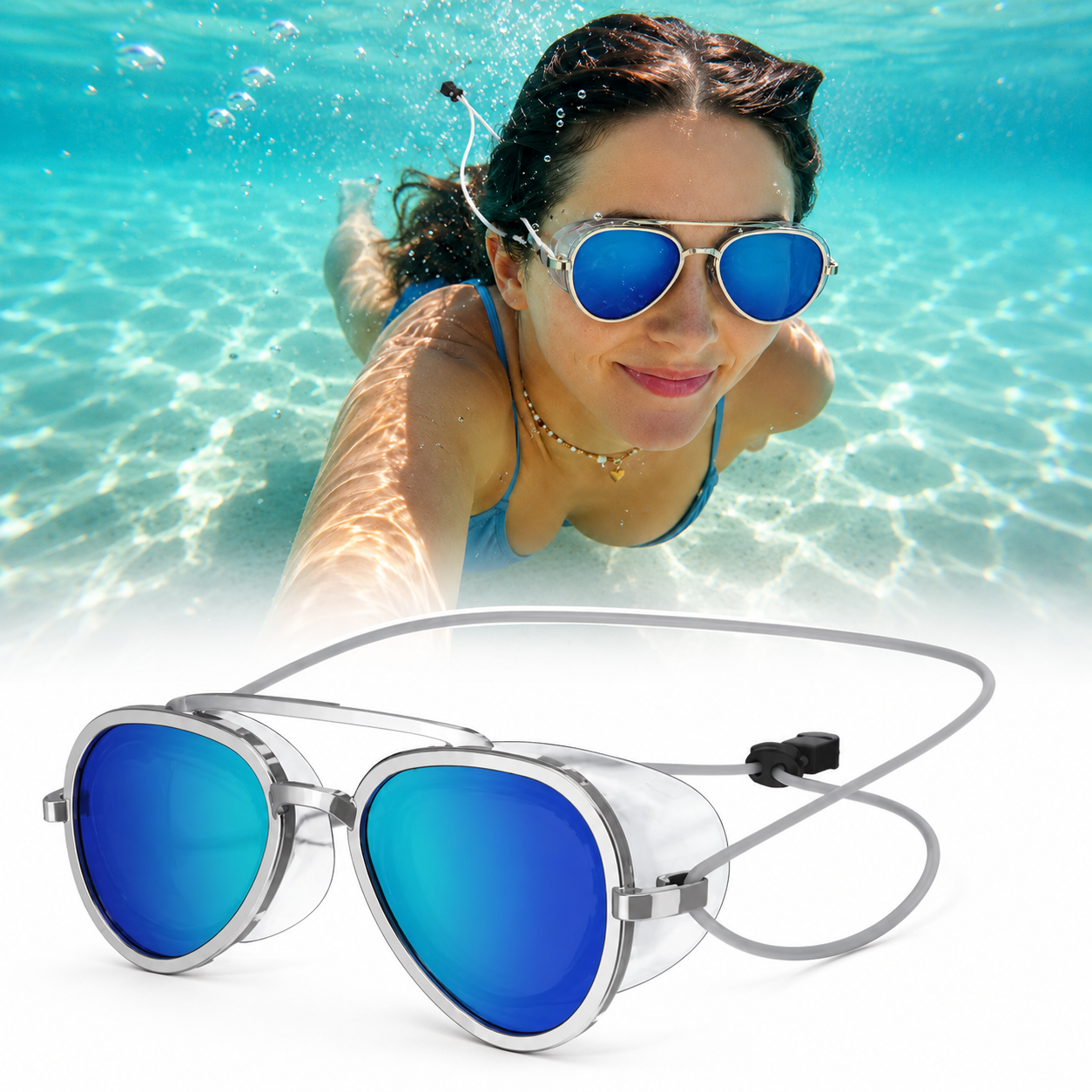 WaveGuard – UV Swim Sunglasses Goggles