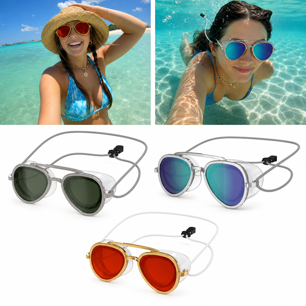 WaveGuard – UV Swim Sunglasses Goggles
