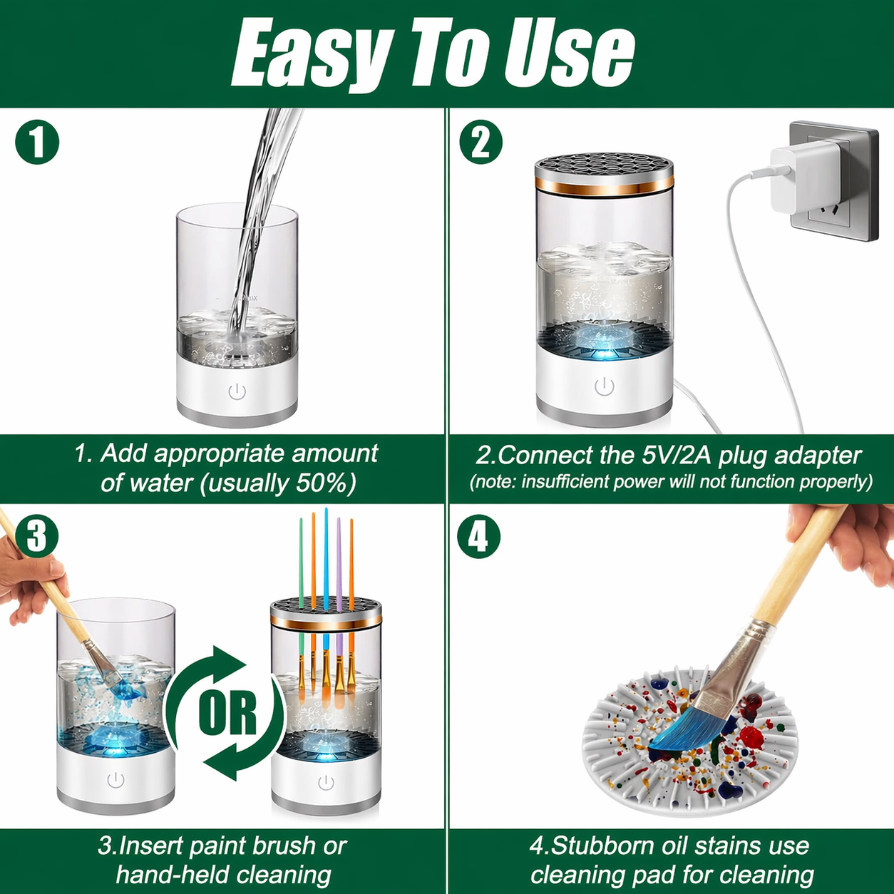 SpinClean – Portable Brush Cleaning Machine