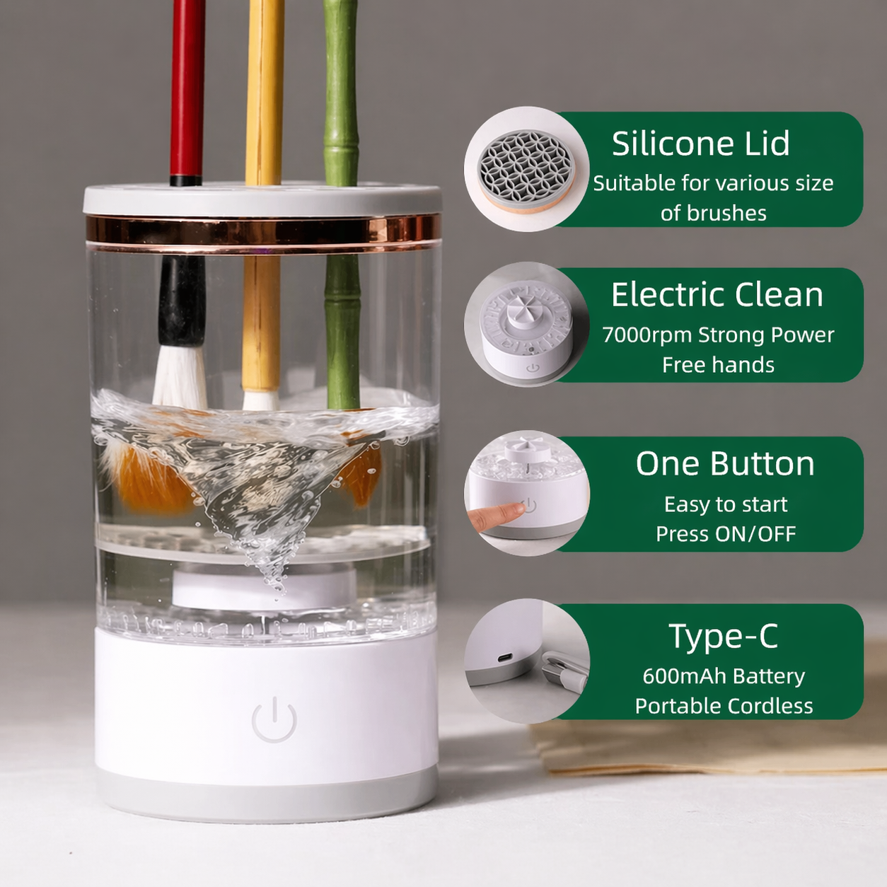 SpinClean – Portable Brush Cleaning Machine