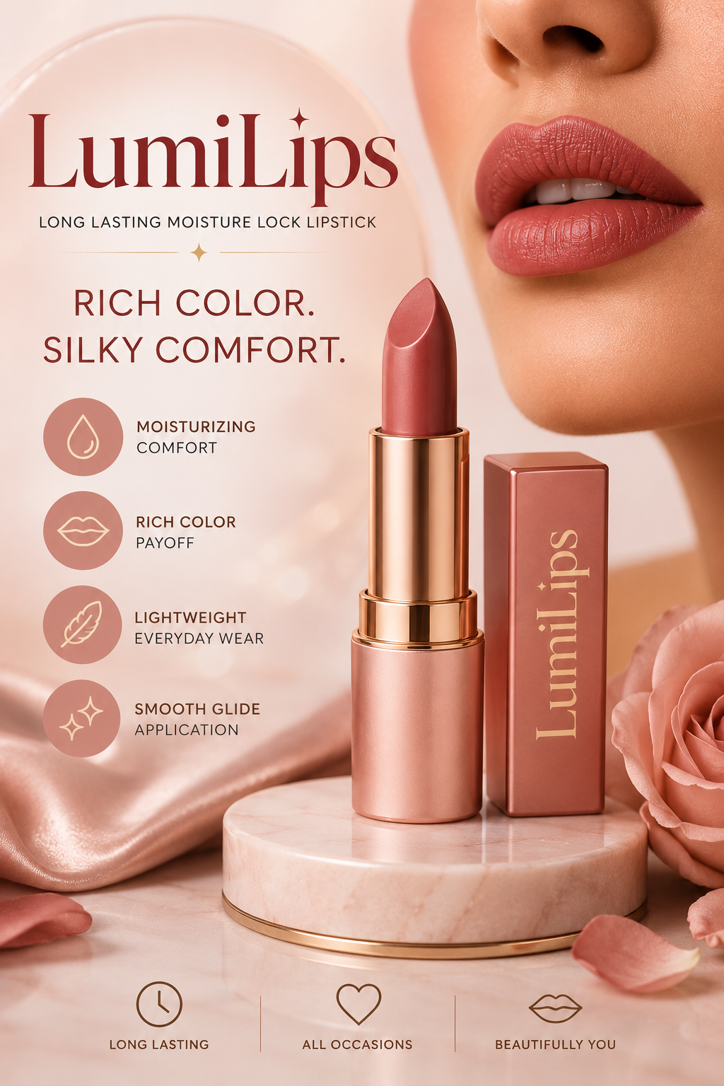 LumiLips – Long Lasting Moisture Lock Lipstick