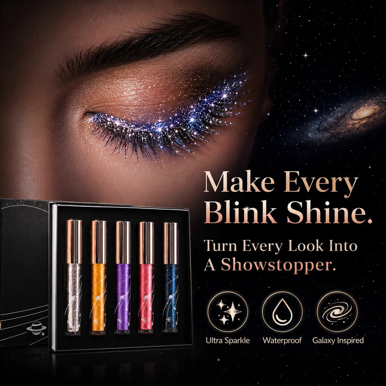 SparkleLash – Shimmer Glitter Mascara Collection