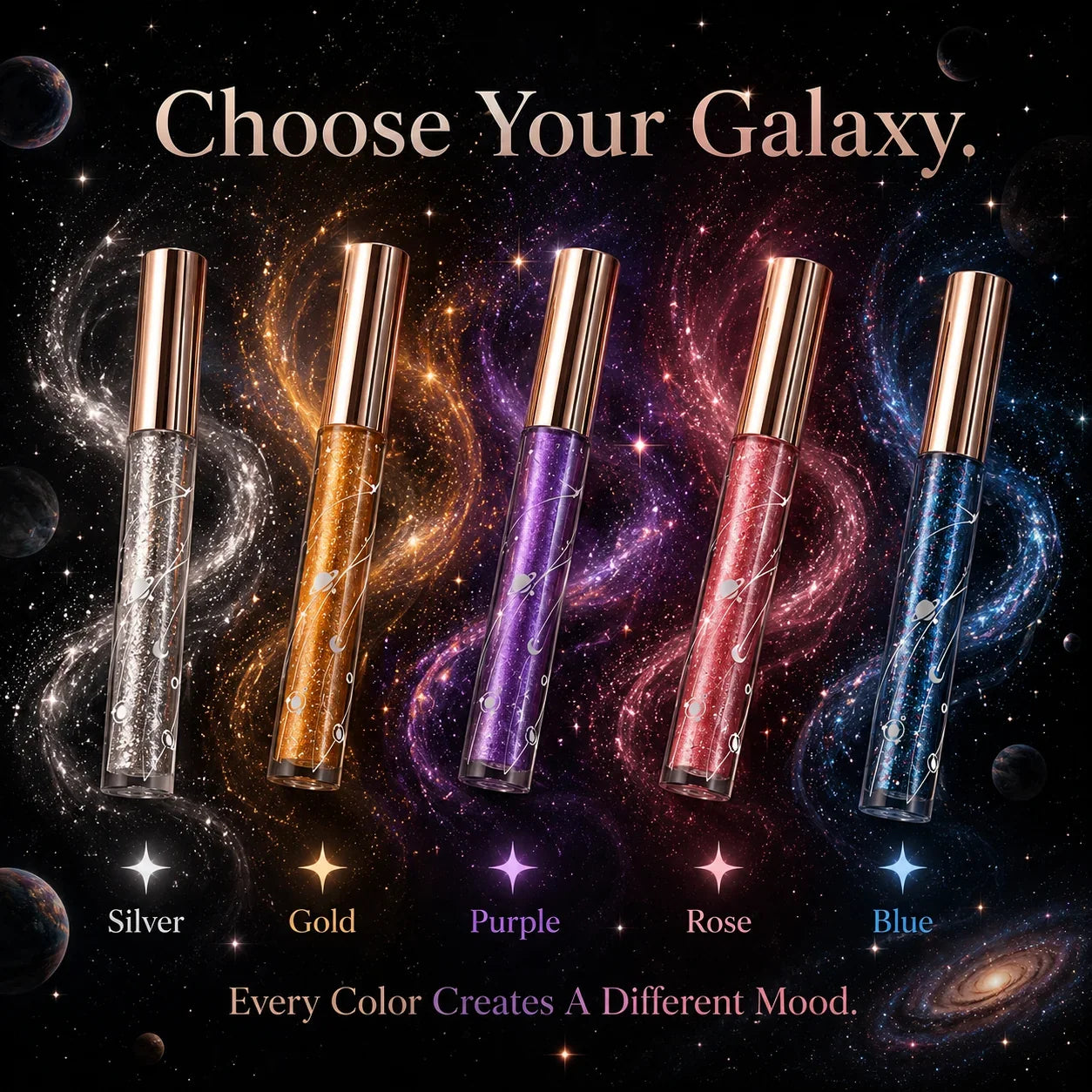 SparkleLash – Shimmer Glitter Mascara Collection