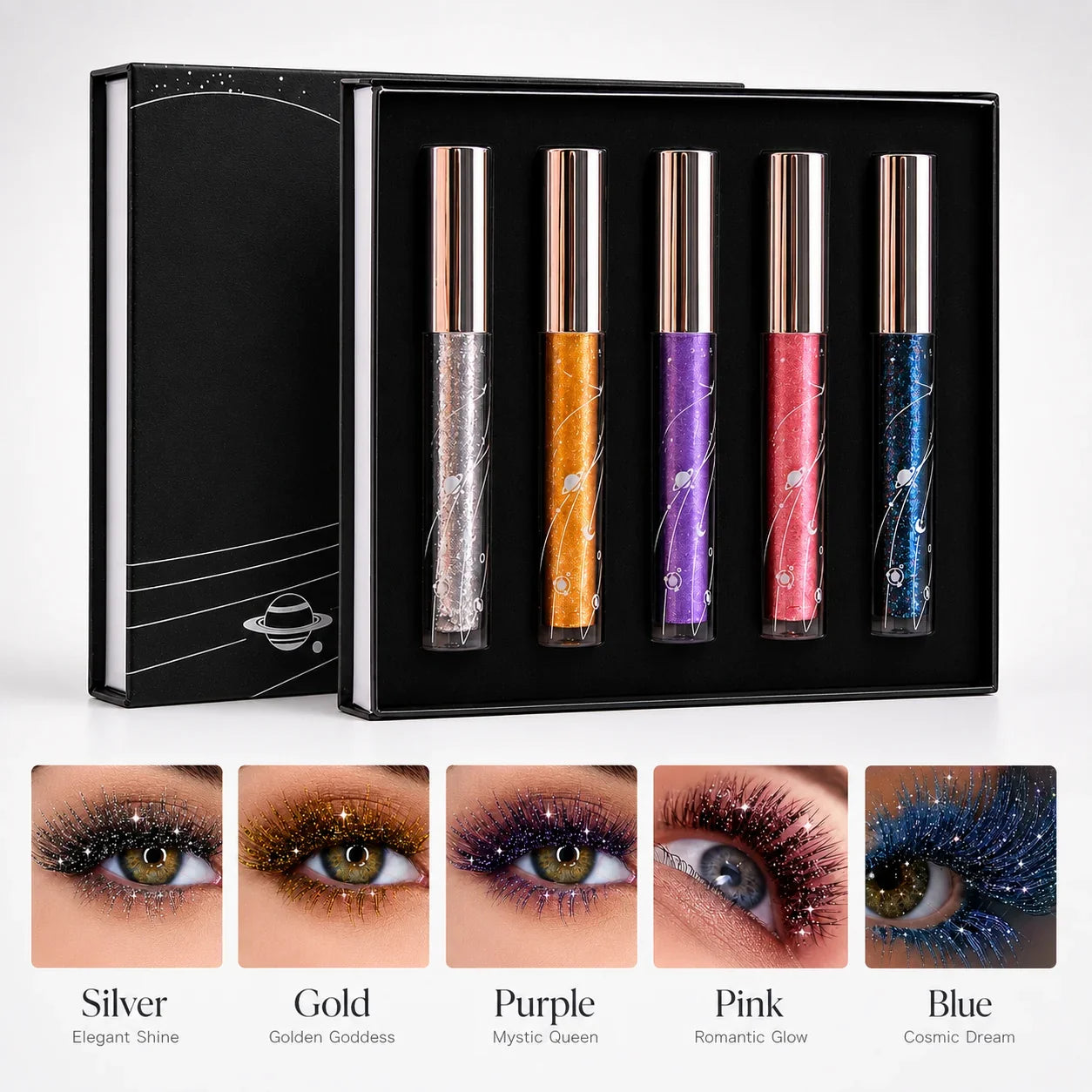 SparkleLash – Shimmer Glitter Mascara Collection