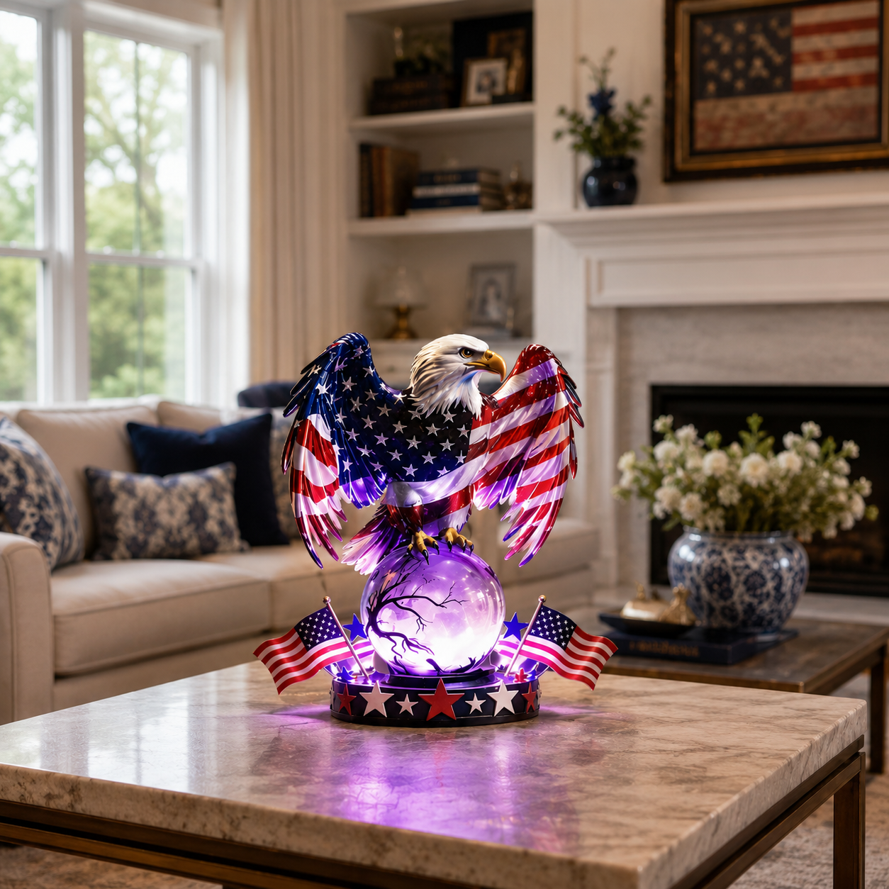 EagleGlow – Patriotic LED Table Lamp