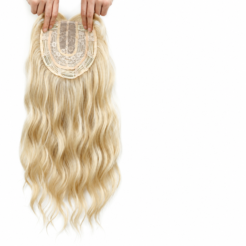 VolumeGrace – Seamless Wavy Hair Topper Extension