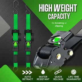 CargoLock - Retractable Ratchet Strap (2026 Upgraded Edition)