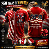 LibertyLegacy – 250th Anniversary Freedom Baseball Jersey