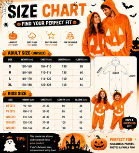 CozyPumpkin – Halloween Plush Onesie