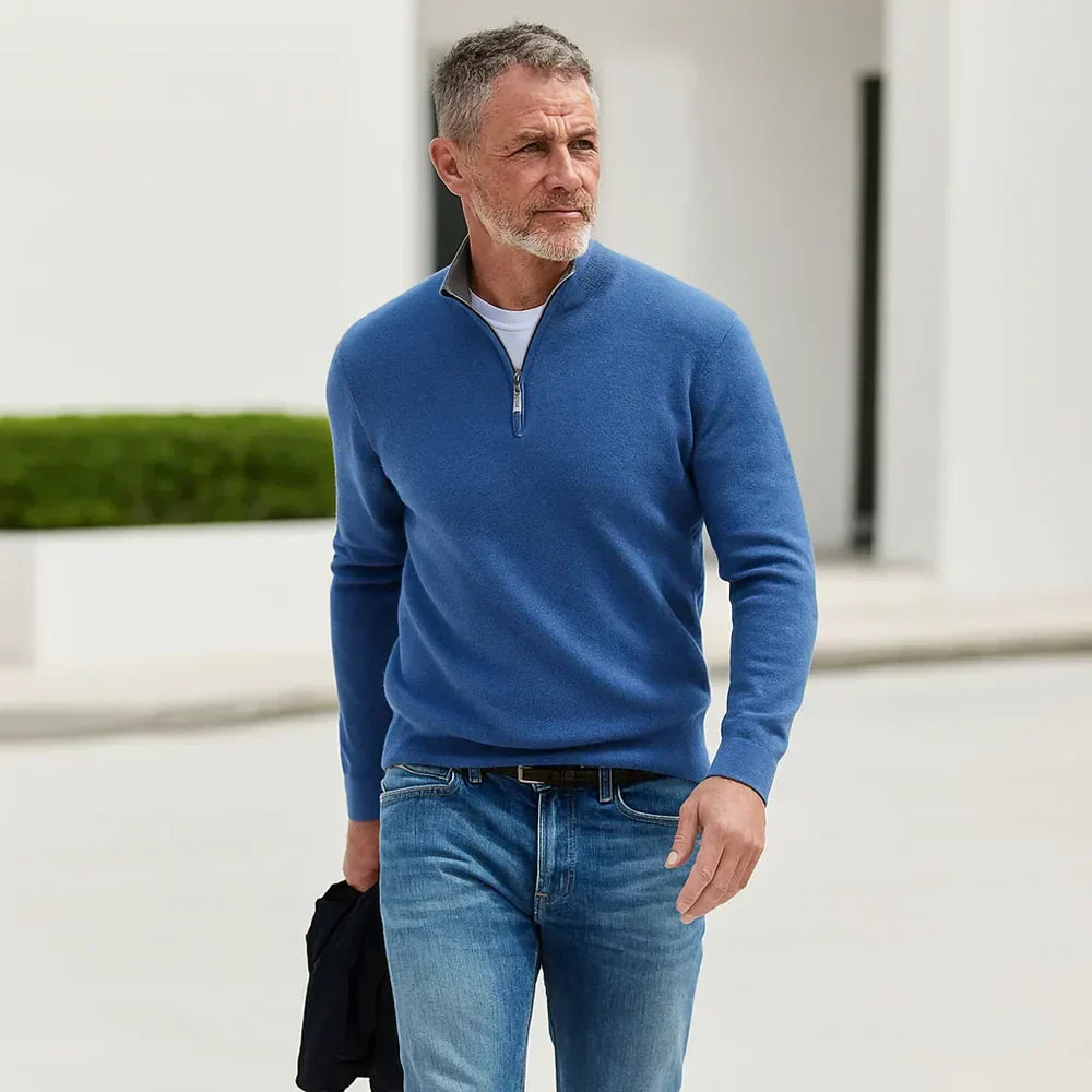 THE LUPI | Santous Zip-Up Sweater
