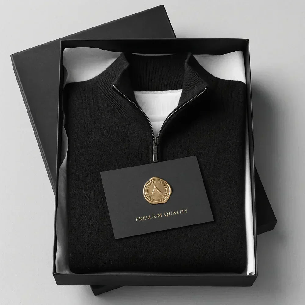 THE LUPI | Santous Zip-Up Sweater