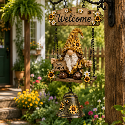 BellGnome – Hanging Garden Gnome Bell Ornament