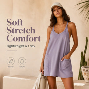 SummerEase – Women's Sporty Mini Dress