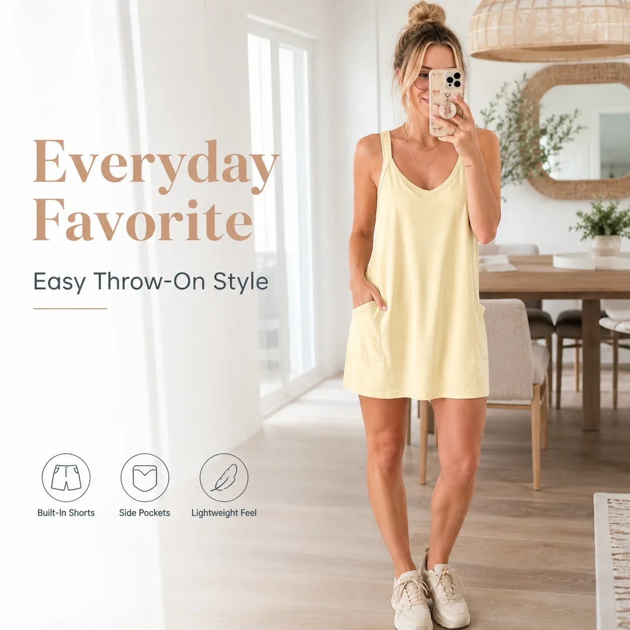 SummerEase – Women's Sporty Mini Dress