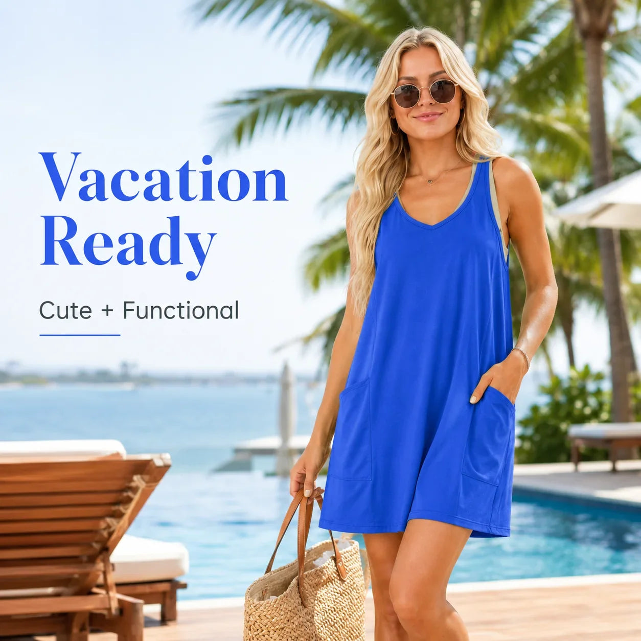 SummerEase – Women's Sporty Mini Dress