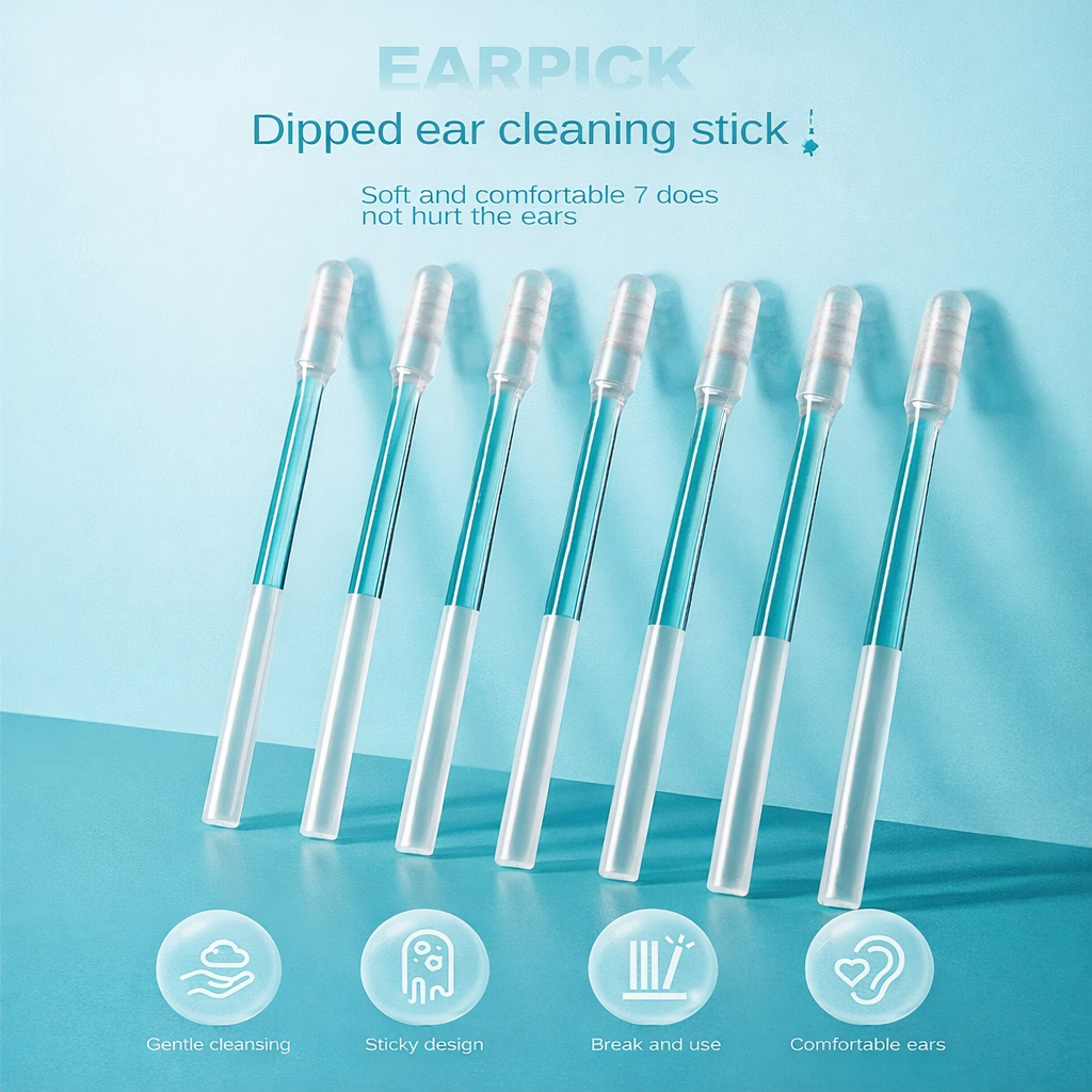 🔥Last Day 70% OFF👂Sticky Ear Cleaning Sticks – Gentle, Visible Ear Care