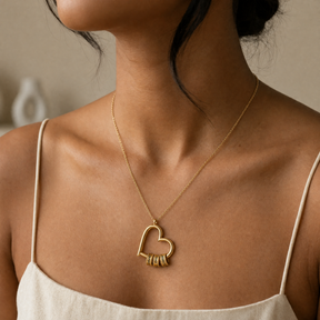 HeartLegacy – Personalized Family Love Necklace