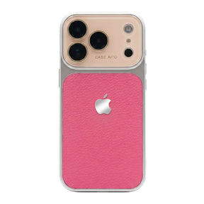 LuxeLens – Crystal Camera Lens Leather Phone Case