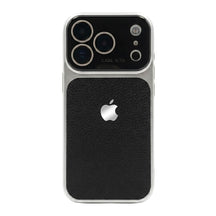 LuxeLens – Crystal Camera Lens Leather Phone Case