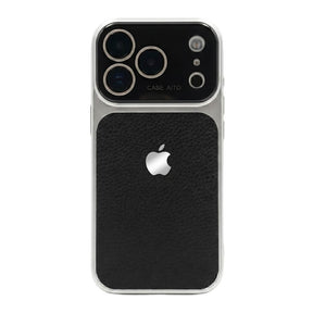 LuxeLens – Crystal Camera Lens Leather Phone Case