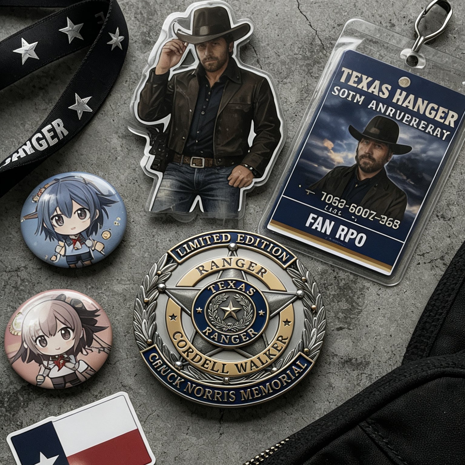 ValorWest – Cordell Inspired Ranger Memorial Pin