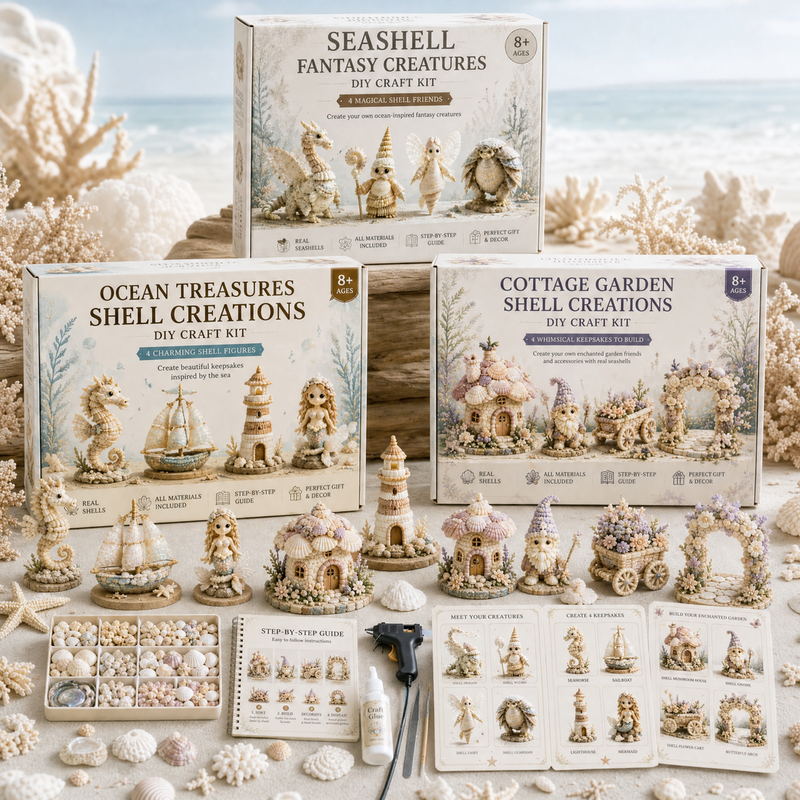 Shellora – Creative DIY Seashell Craft Kit