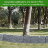 Imitation Stone Garden Fence - DIY Garden Edging Border