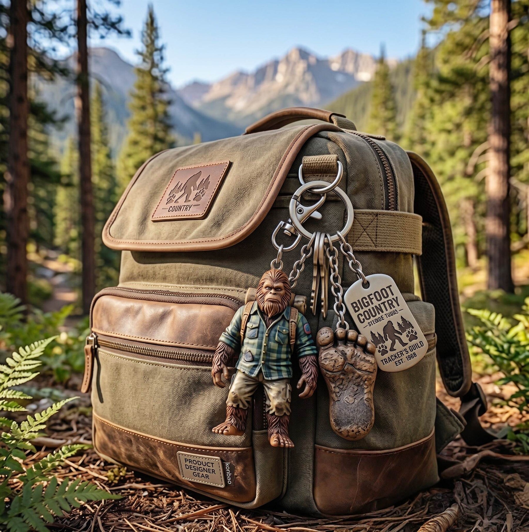 Footprint Fury – Adventure Bag Charm