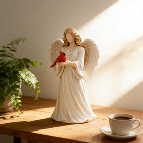 EternaGrace – Cardinal & Angel Remembrance Figurines