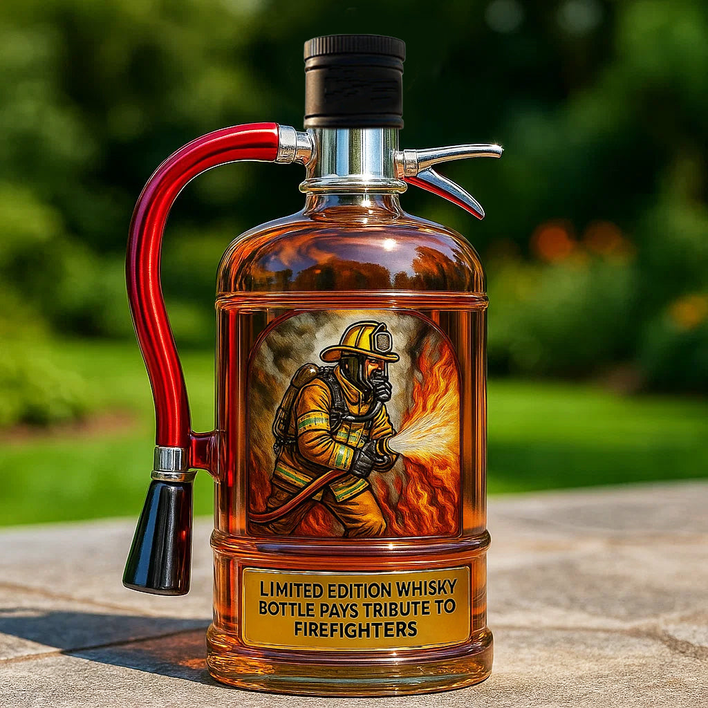 LumeHero – Firefighter Tribute Whiskey Decanter