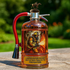 LumeHero – Firefighter Tribute Whiskey Decanter