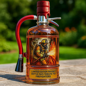 LumeHero – Firefighter Tribute Whiskey Decanter