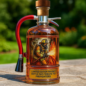 LumeHero – Firefighter Tribute Whiskey Decanter