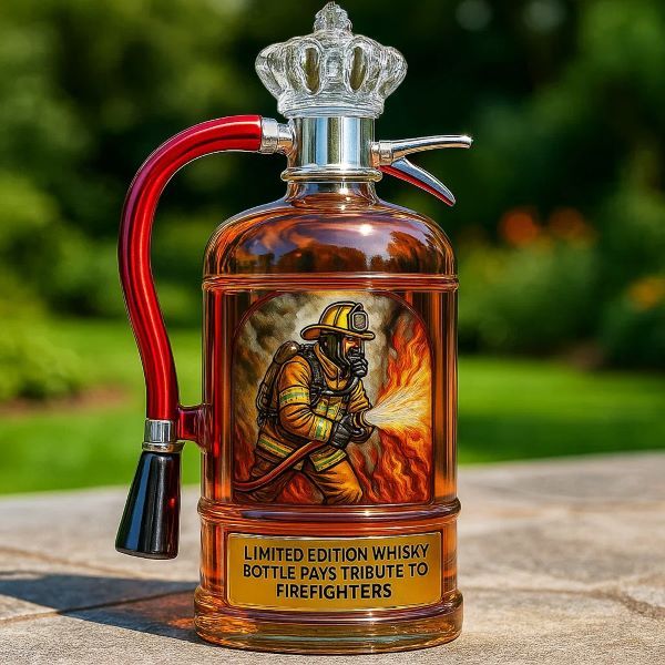 LumeHero – Firefighter Tribute Whiskey Decanter