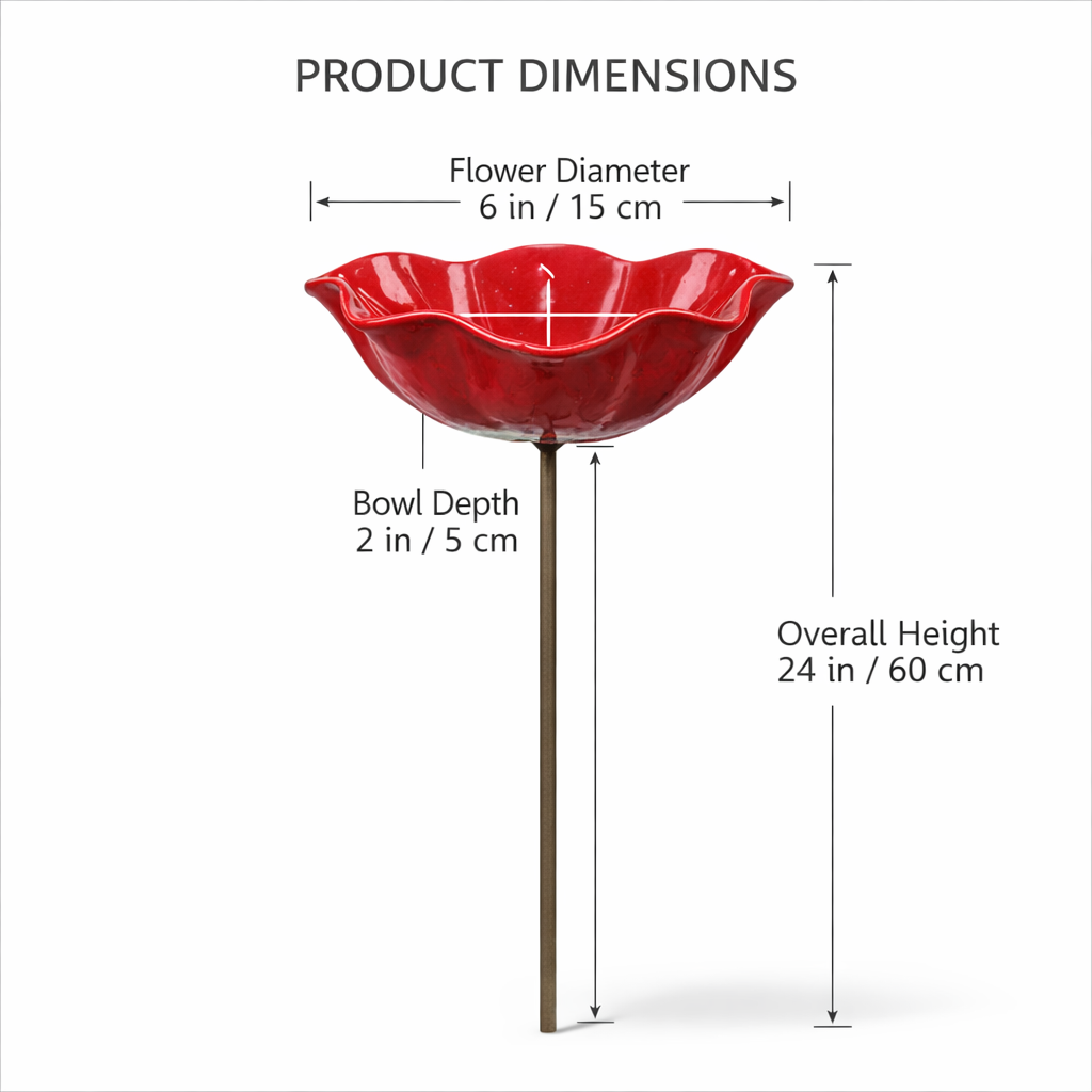BloomForge – Handcrafted Metal Floral Garden Stake