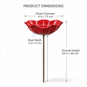 BloomForge – Handcrafted Metal Floral Garden Stake