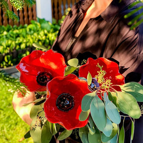 BloomForge – Handcrafted Metal Floral Garden Stake