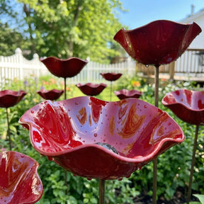 BloomForge – Handcrafted Metal Floral Garden Stake