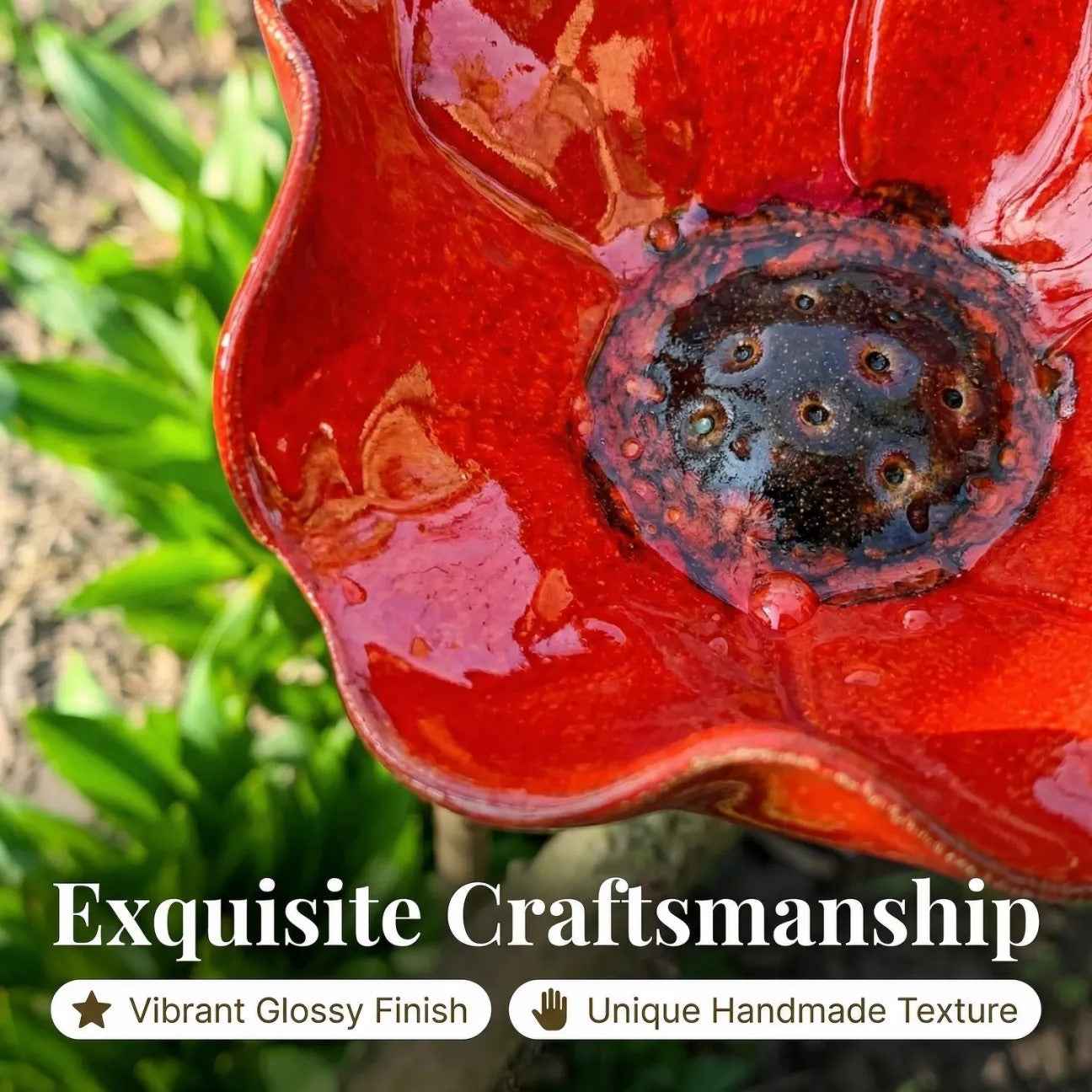 BloomForge – Handcrafted Metal Floral Garden Stake